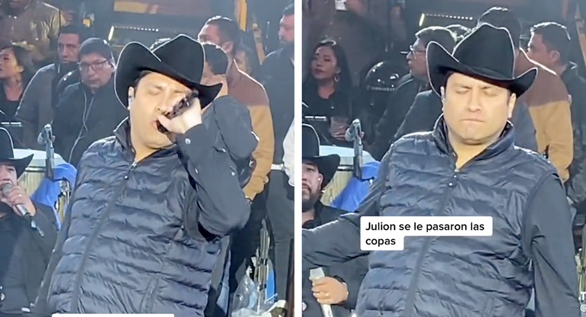 ¡Otra vez! ¿Se le pasaron las copas a Julión Álvarez? Acá los detalles