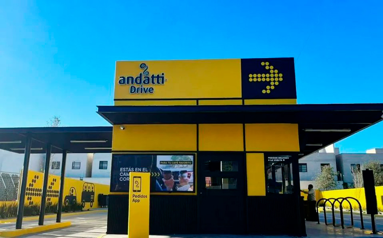 Conoce Andatti drive, la nueva competencia de Starbucks