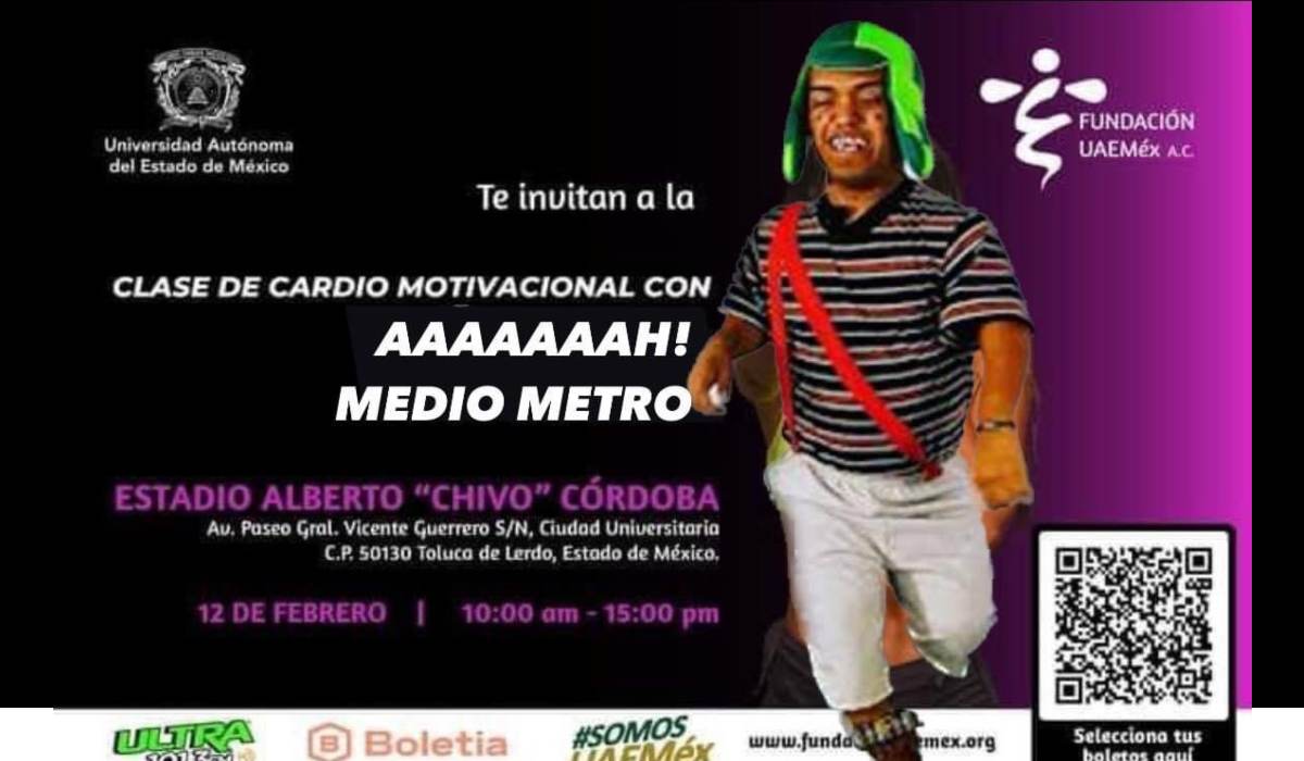 ¿Medio metro en la UAEMéx?, Memes no perdonan cancelación de la clase de Bárbara de Regil