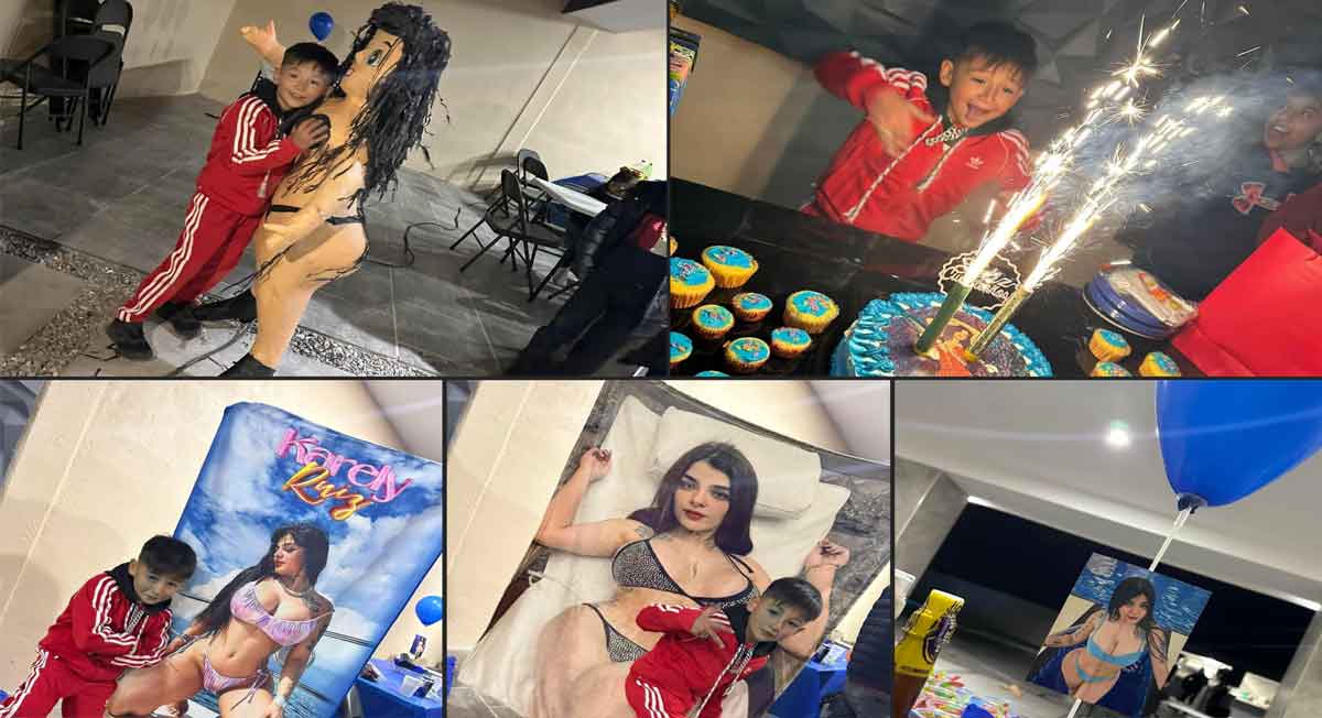 ¡Chiquito pero picoso! Morrito celebra cumpleaños con tematica de Karely Ruiz