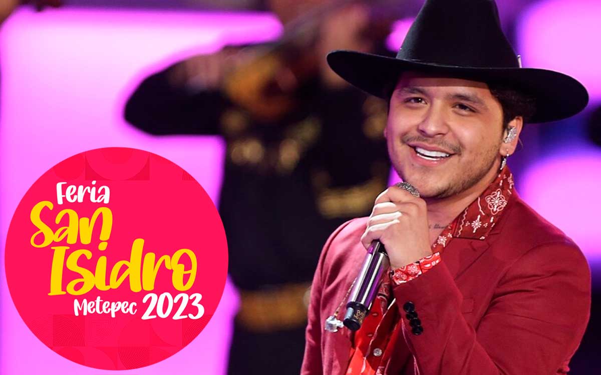 ¡Prepara el sombrero! Christian Nodal estará en la Feria de Metepec 2023e