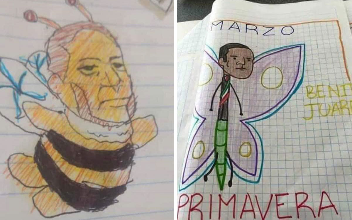 ¡Dos pájaros de un tiro! Conoce a la Beniabeja, el viral dibujo de una niña en Torreón