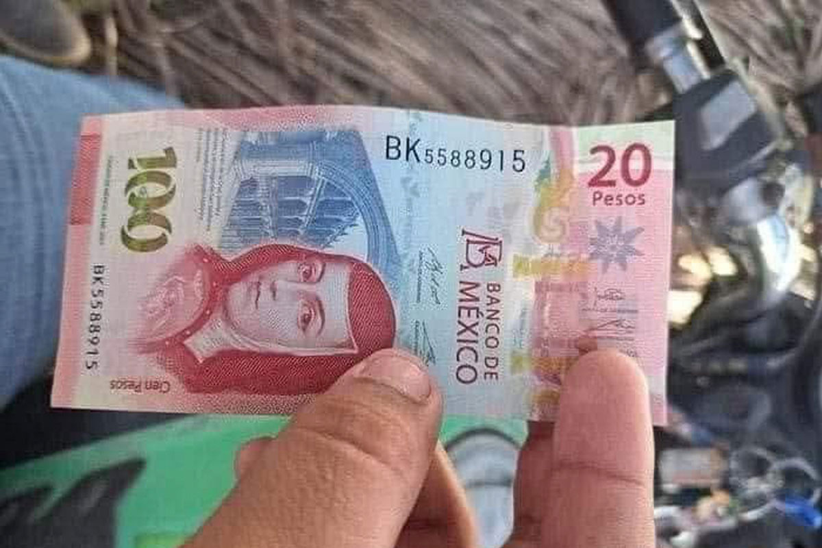 ¿Existe? Caso del billete de $120 que dio un cajero en México se hace viral en redes