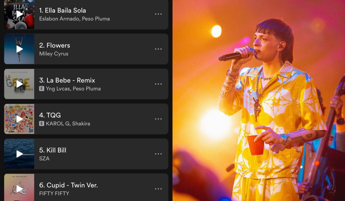 "Ella baila sola", la canción de Peso Pluma que la rompe en Spotify