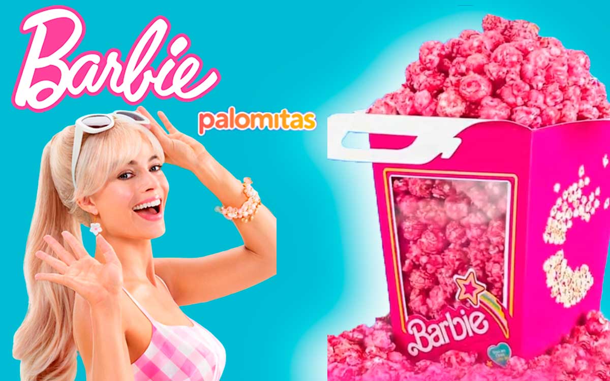 ¡Se logró! Sí­ venderán palomitas rosas en Cinépolis para el estreno de Barbie