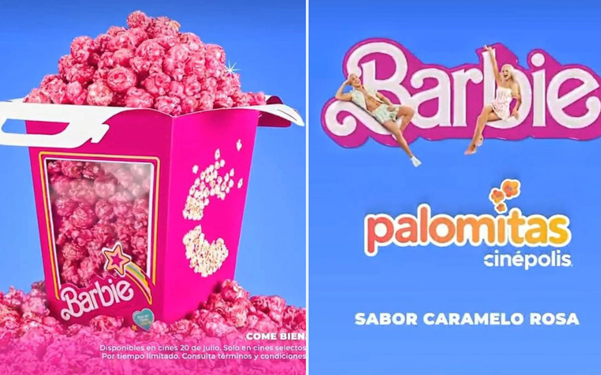 ¡Cinépolis lanzará nuevo sabor de palomitas y estará MUY BARBIE!