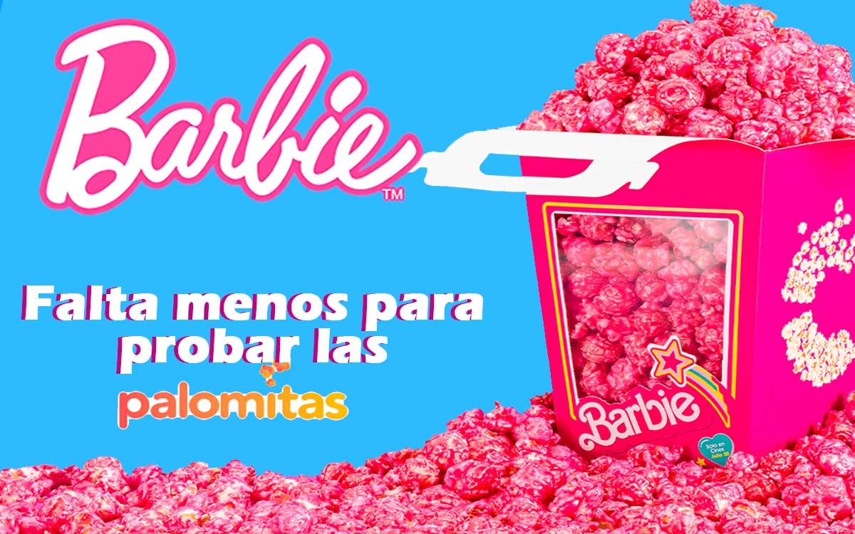 Ví­stete de rosa y corre al lanzamiento de las palomitas Barbie en Cinépolis