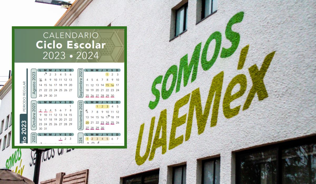 Calendario en PDF con descansos del semestre otoño 2023 de la UAEMéxe