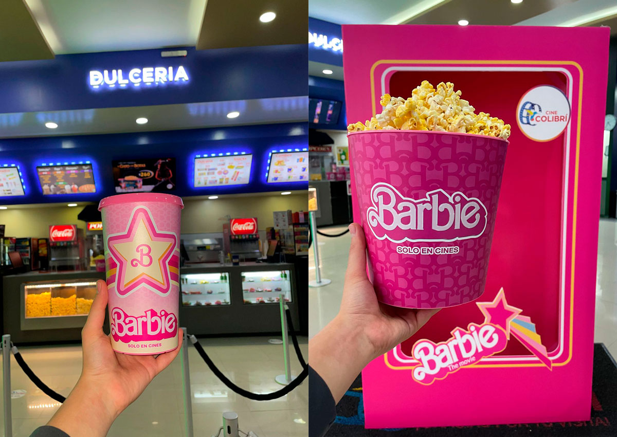 ¡Estreno de Barbie por solo $44 PESOS! Precio de palomera y vaso Barbie en estos cines del Edomex