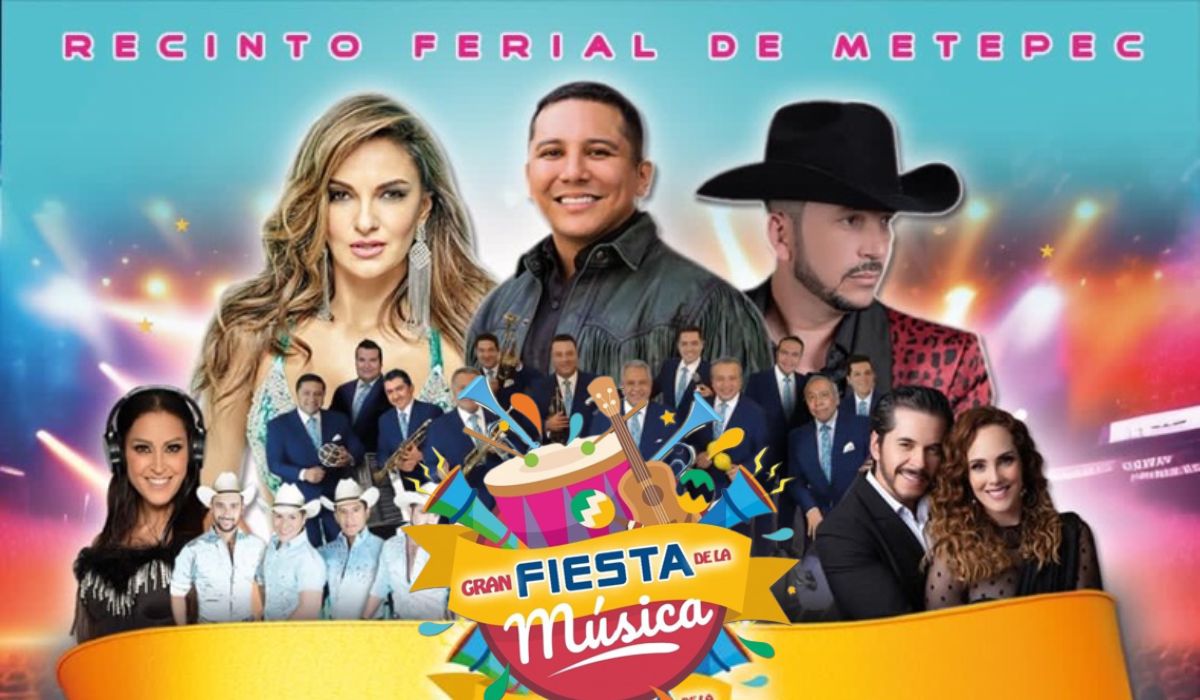Mapa de localidades de la Fiesta de la Música en Metepec 2023