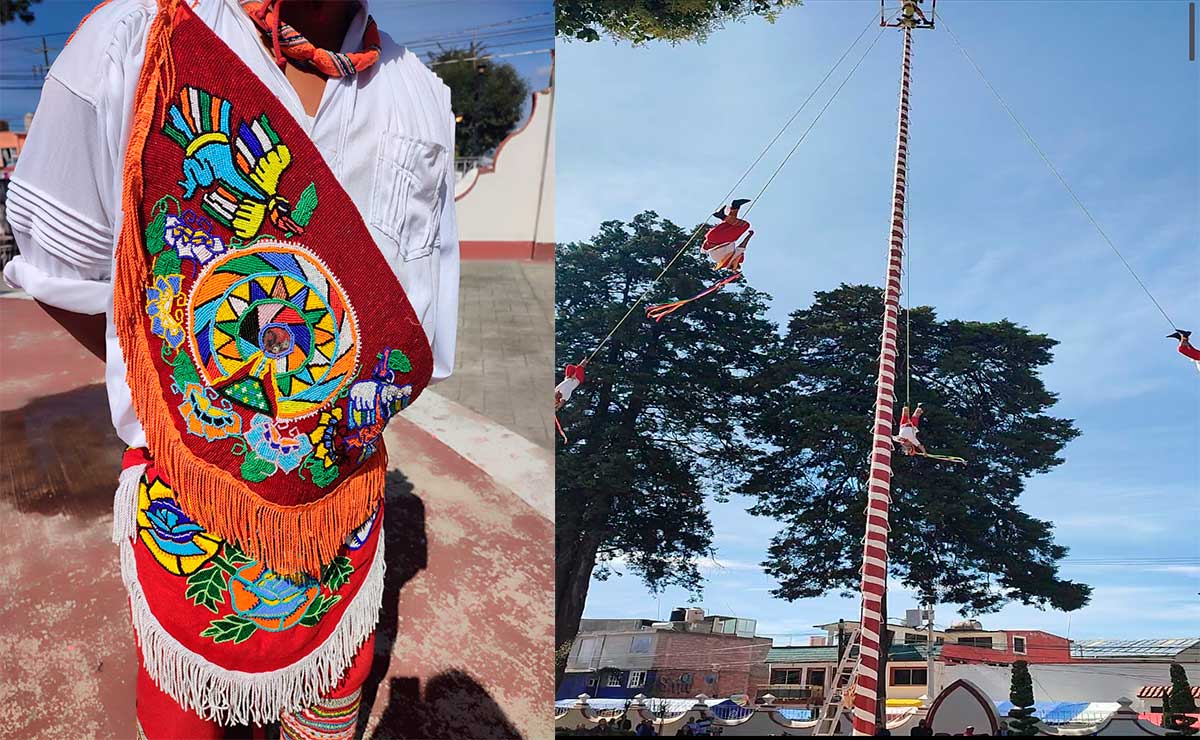 Voladores de Papantla de San Lorenzo Tepatitlán.
