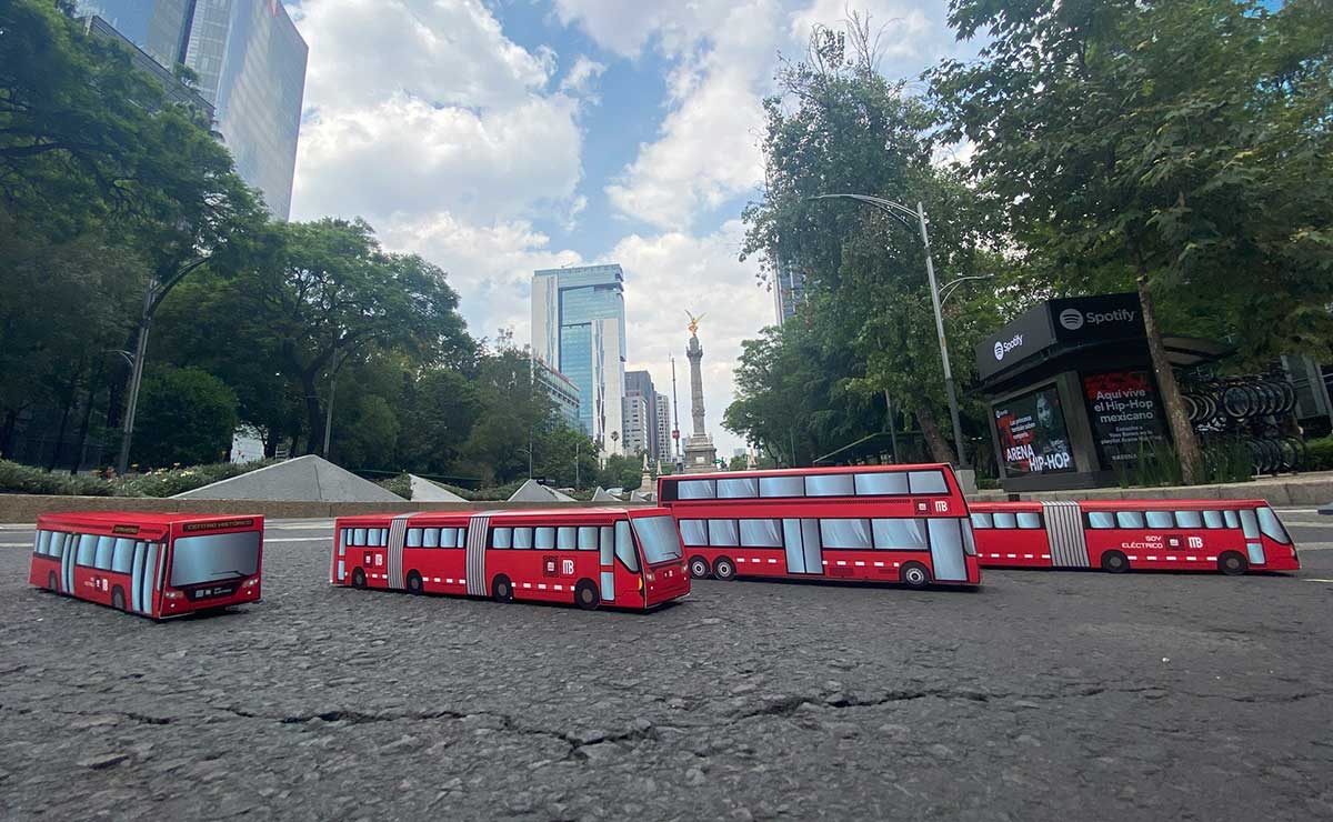 ¡Arma tu mini Metrobús! Descarga aquí­ la plantilla