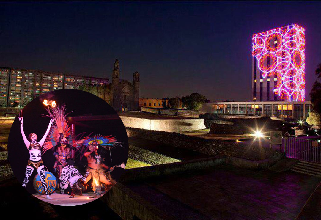 Disfruta de una noche de Leyendas Prehispánicas en Tlatelolco