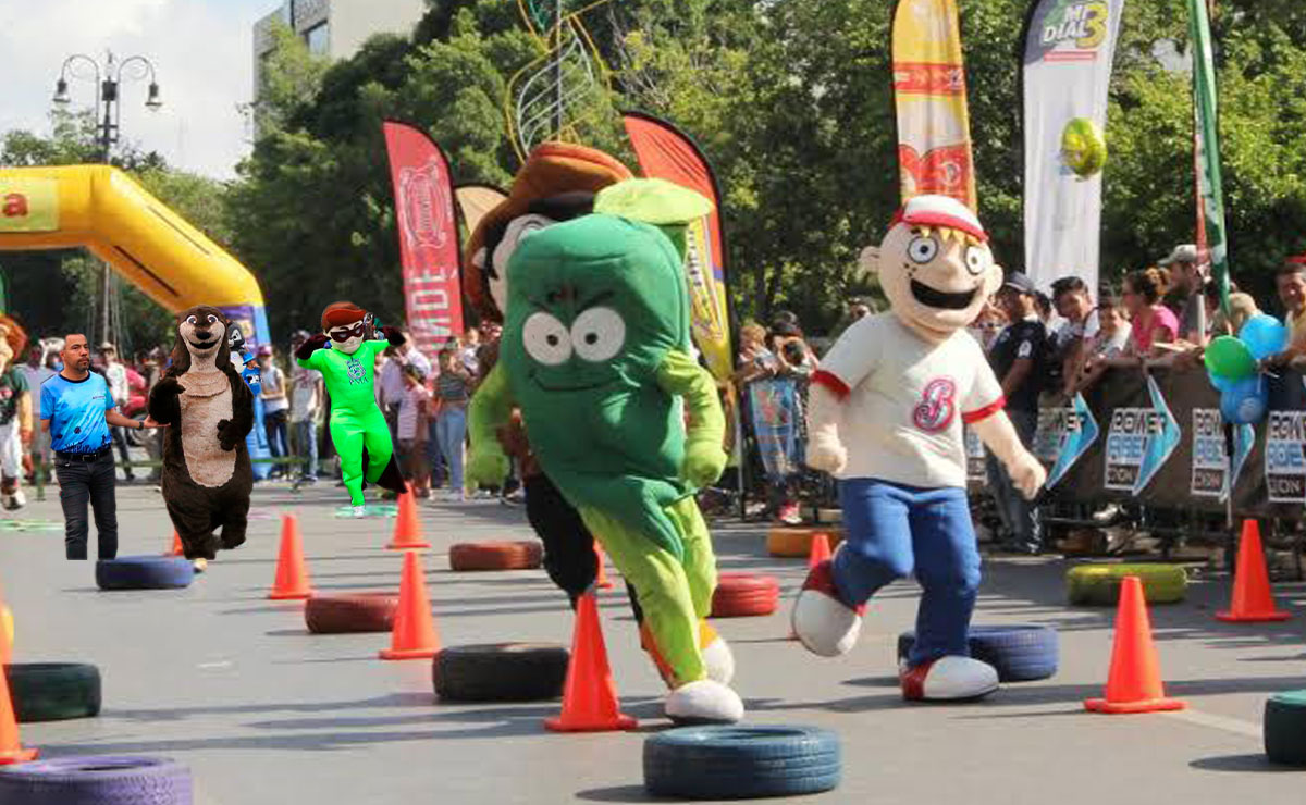 Diviértete en la carrera de botargas en Otzolotepec