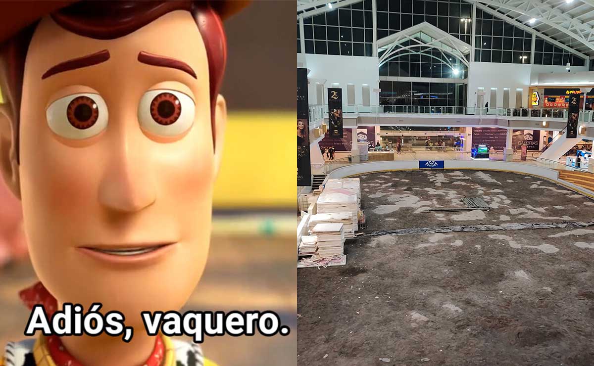 ¡Es oficial! Retiran pista de hielo de Galerí­as Metepec
