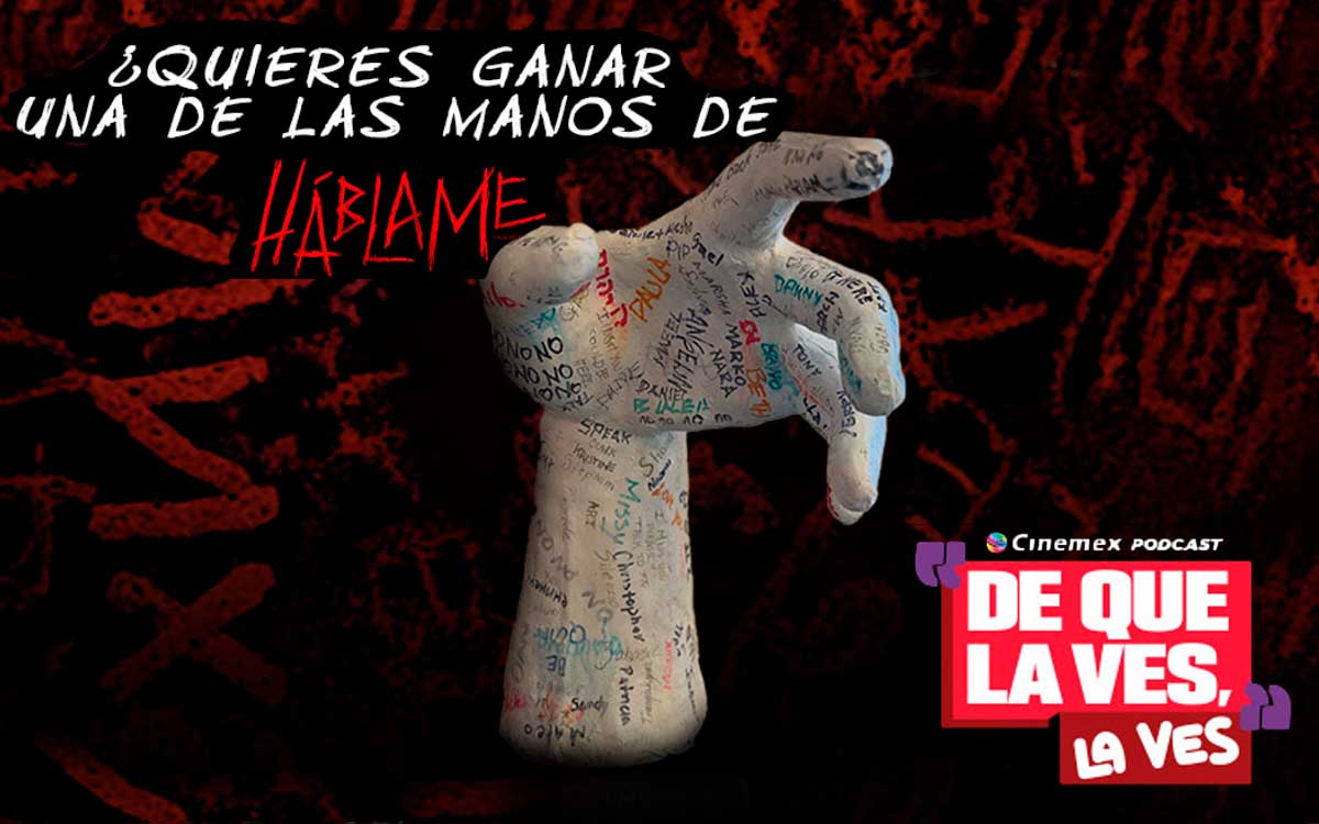 ¡Amante del terror! Participa por la mano oficial de "Háblame"