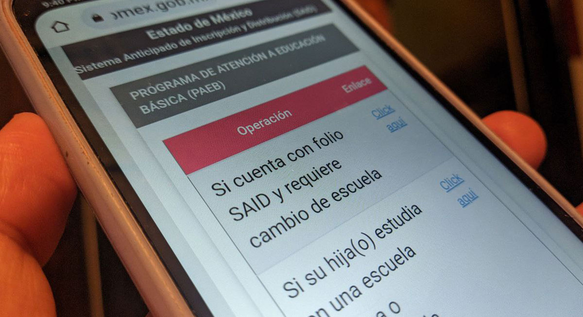 PAEB Edoméx – Esta es la fecha límite para hacer el cambio de escuela 2023e
