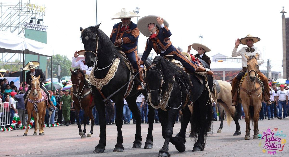 ¡Ya está aquí­! Conoce la ruta del desfile cí­vico en Zinacantepece