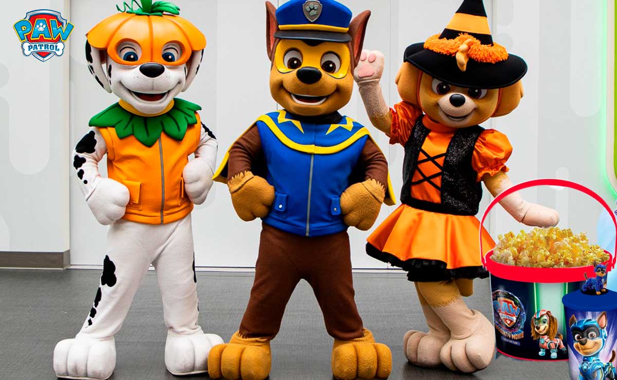 Lleva a tus hijos a disfrutar del combo infantil de Paw Patrol