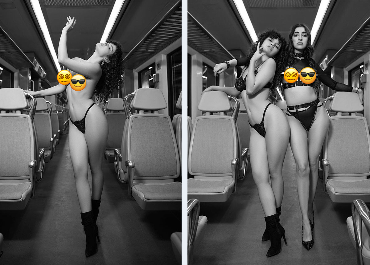 ¡Tren Interurbano México-Toluca se prende! Estas son las modelos y el fotógrafo que han encendido las redes