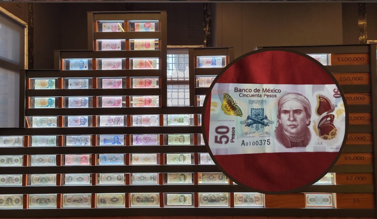 $450 mil pesos a quien tenga este billete de $50 pesos