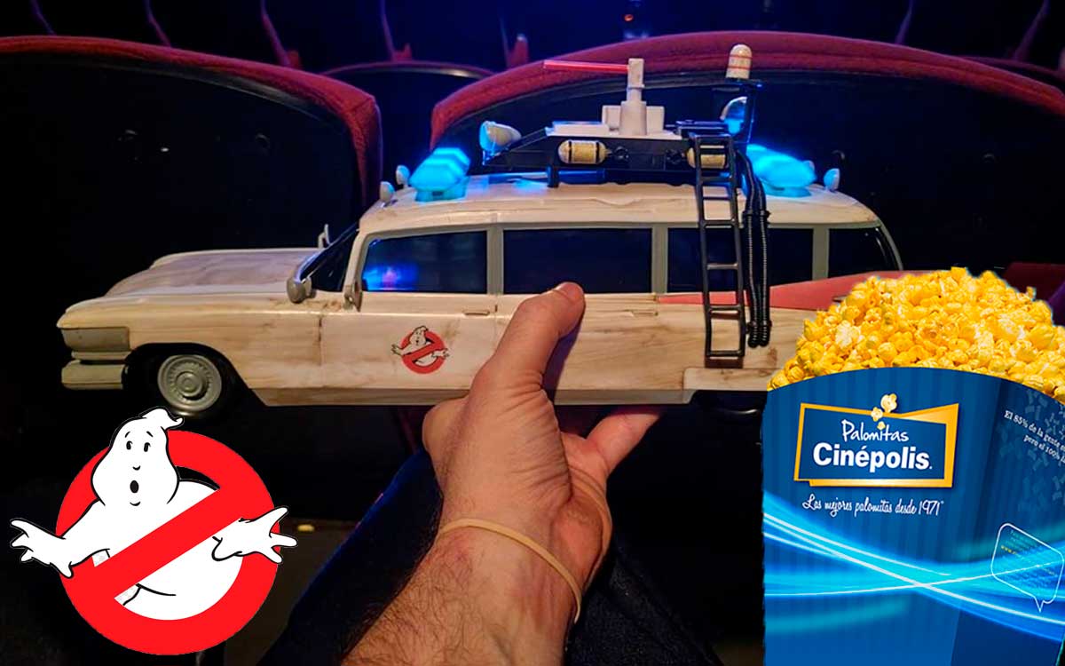 Preventa y costo oficial de la palomera de Ghostbusters de Cinépolis "Ecto-1"